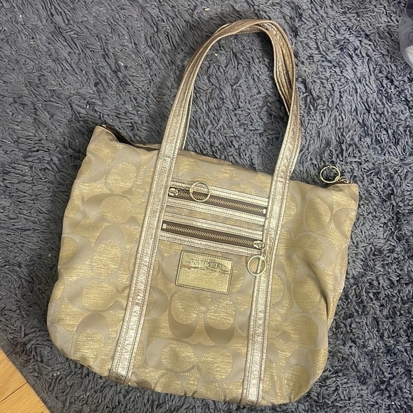 ✨COACH POPPY AUTHENTIC OP ART GLAMOUR HANDBAG✨ - Picture 2 of 13